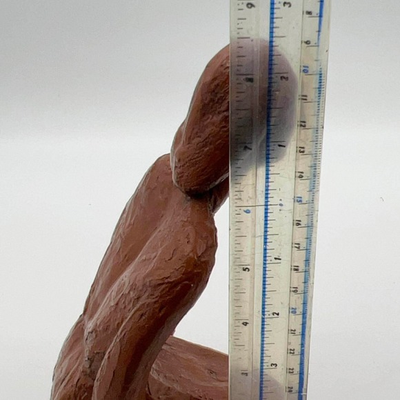 Vintage LDAD Signed Kneeling Woman Sculpture MCM Mid Century Modernist Figurine - Picture 7 of 9